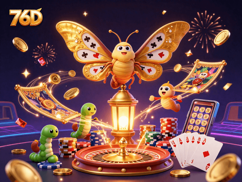 Participando da empolgação do cassino, aproveite o jogo 76D com prêmios brilhantes.