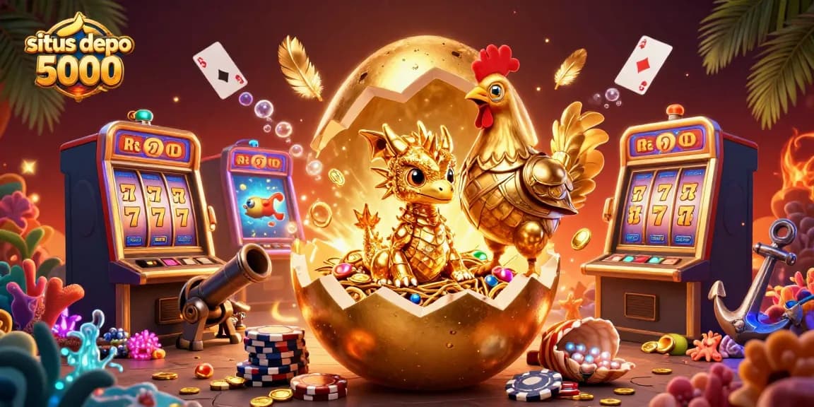 Menangkan kekayaan di situs depo 5000 dengan permainan slot menarik penuh peluang!