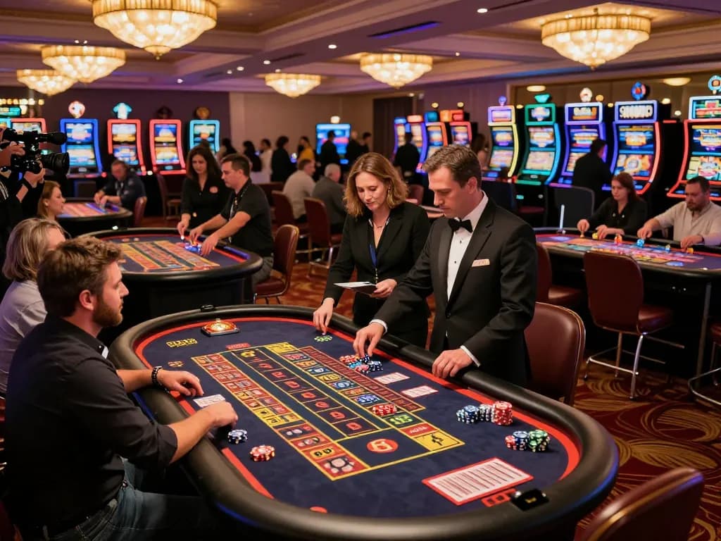 Players enjoy dynamic roulette action at nhà cái rr88, capturing the thrill of casino gaming with vibrant atmosphere.