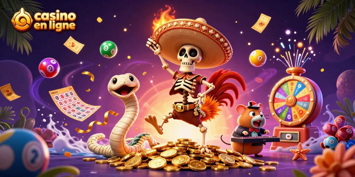 Vivez des jeux de casino en ligne avec des personnages de fantaisie et des éléments dynamiques.