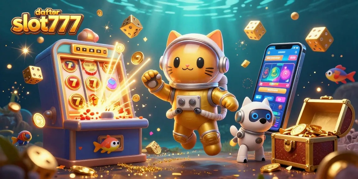 Engage with daftar slot777, experiencing the excitement of jackpots and vibrant casino games in a neon universe.
