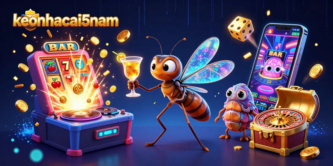 Experience winning moments at keonhacai5nam with spectacular casino gaming elements.
