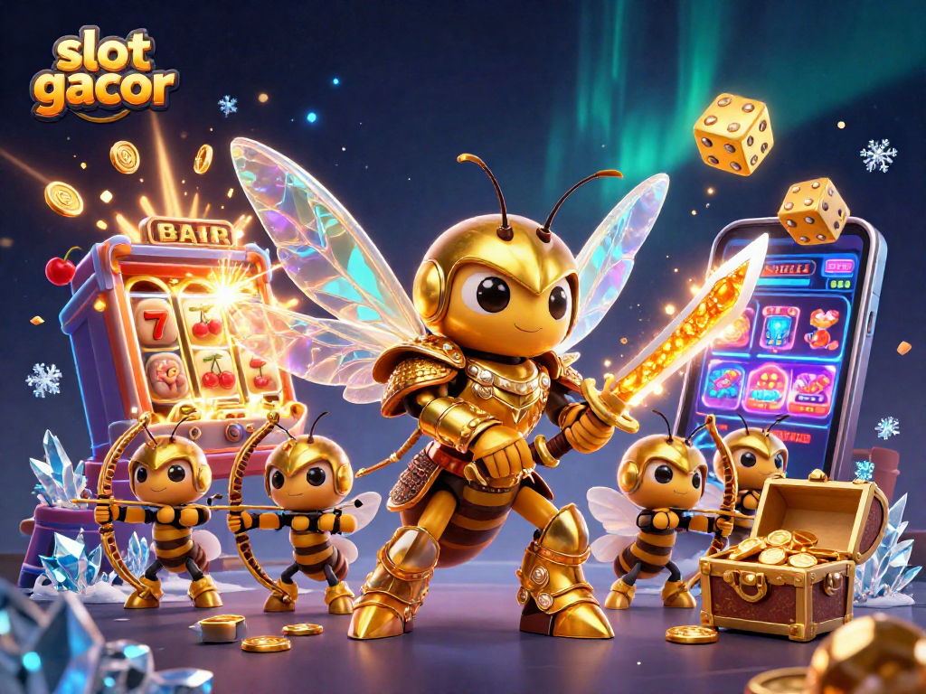 Slot gacor: mesin slot meledak dengan koin dan simbol menarik dimenangkan!