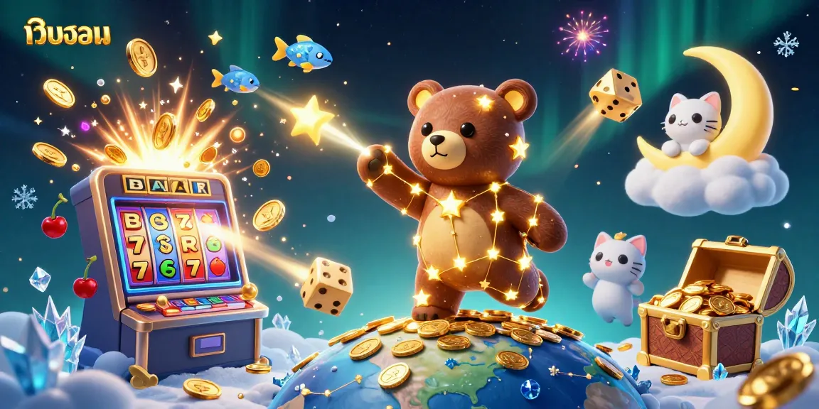 Explore the world of เว็บบอล with vibrant casino characters and dynamic game elements.