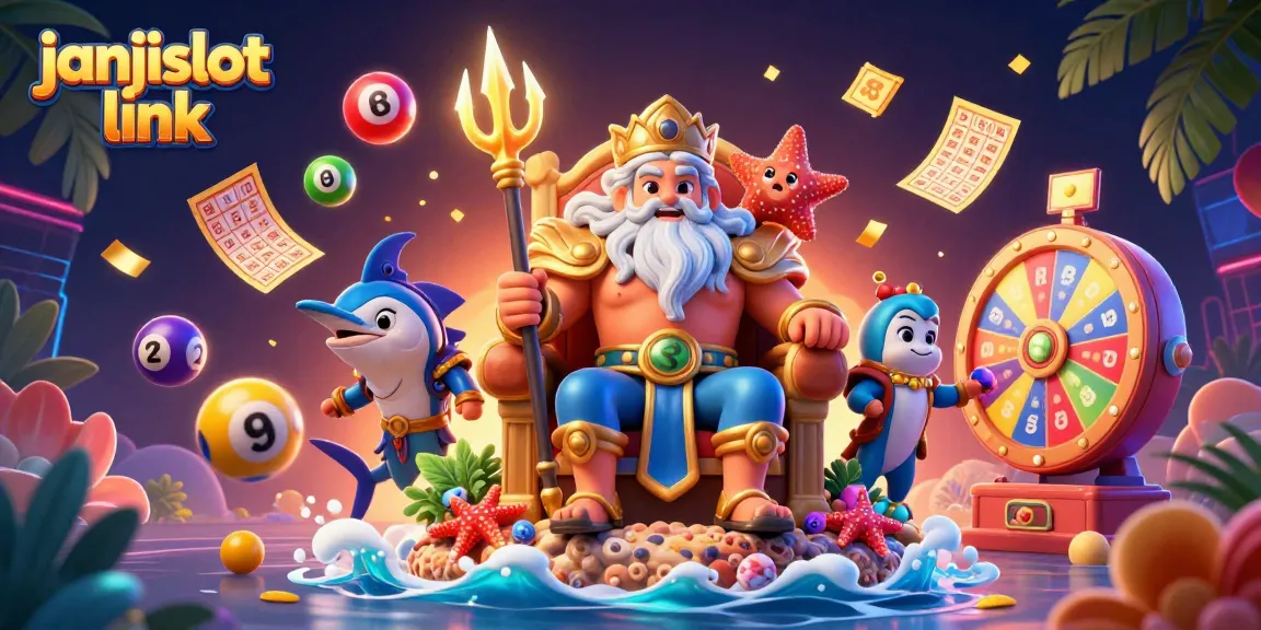 Engage with the vibrant janjislot link landscape showcasing Neptune and exciting gaming elements.