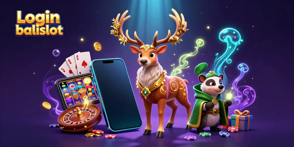 Experience the thrill of Login balislot gameplay with captivating characters and vibrant slot game elements.