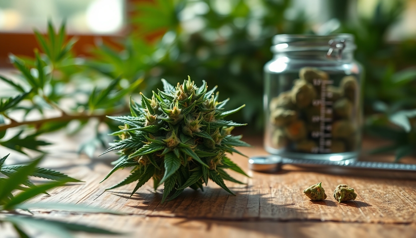 The cost for ounce of weed depicted through a close-up of cannabis flower with intricate details and vibrant colors.