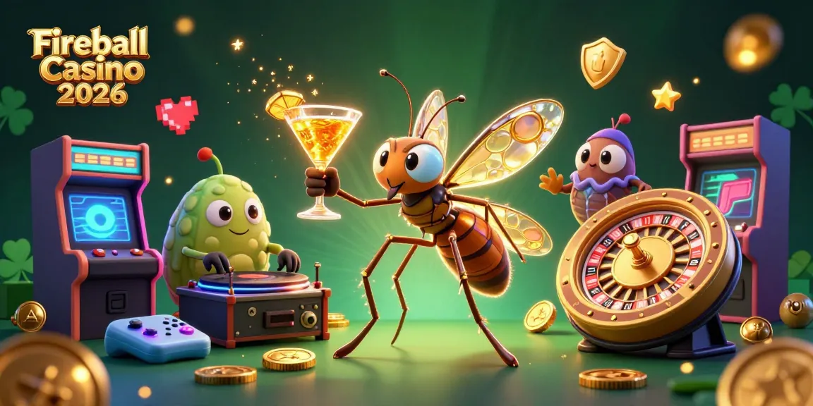 Gra w Fireball Casino 2026 z animowanymi bohaterami i automatami w tle