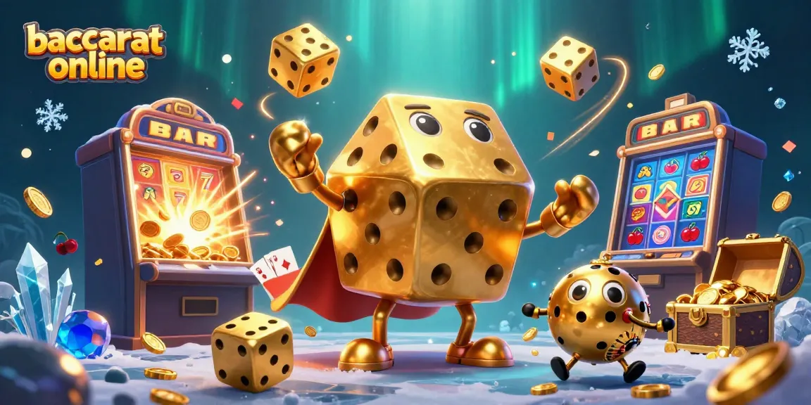 Engage with baccarat online gaming through a lively composition featuring dynamic casino elements.
