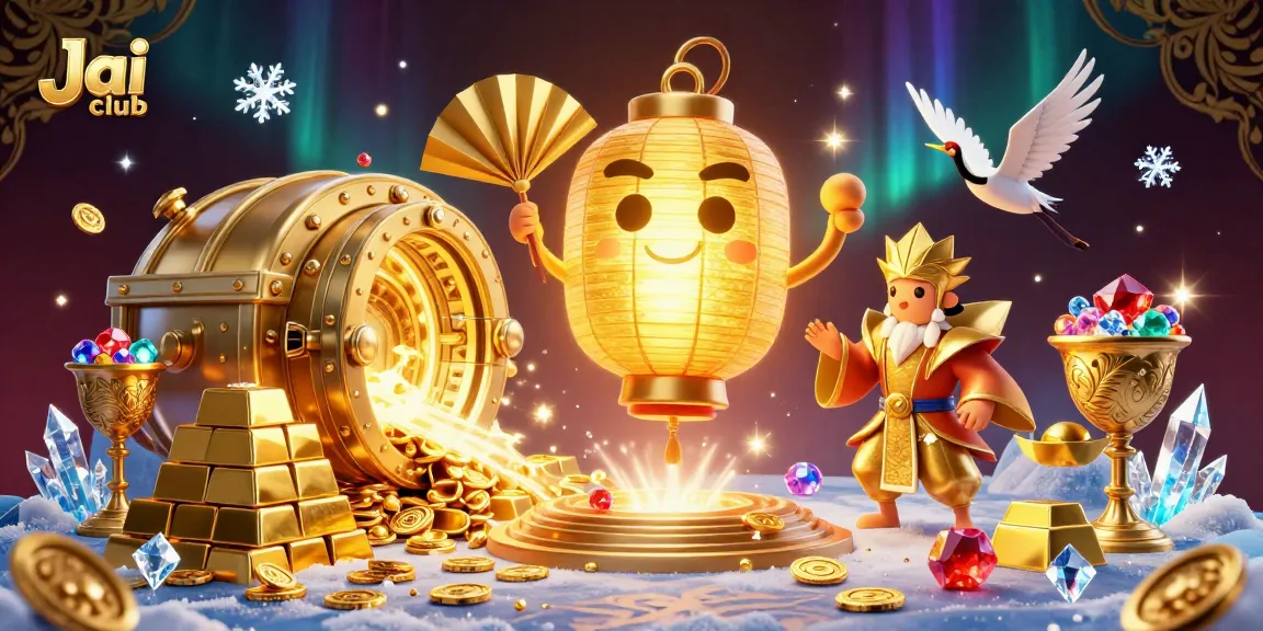 Engage in thrilling gameplay at Jai club with golden lantern spirits and casino treasures!