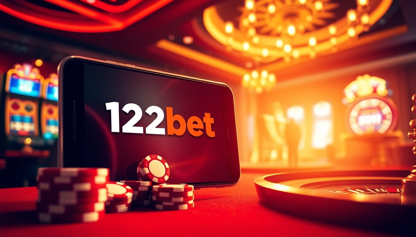 Experience the thrill of online gambling with link 12bet on a sophisticated mobile interface.