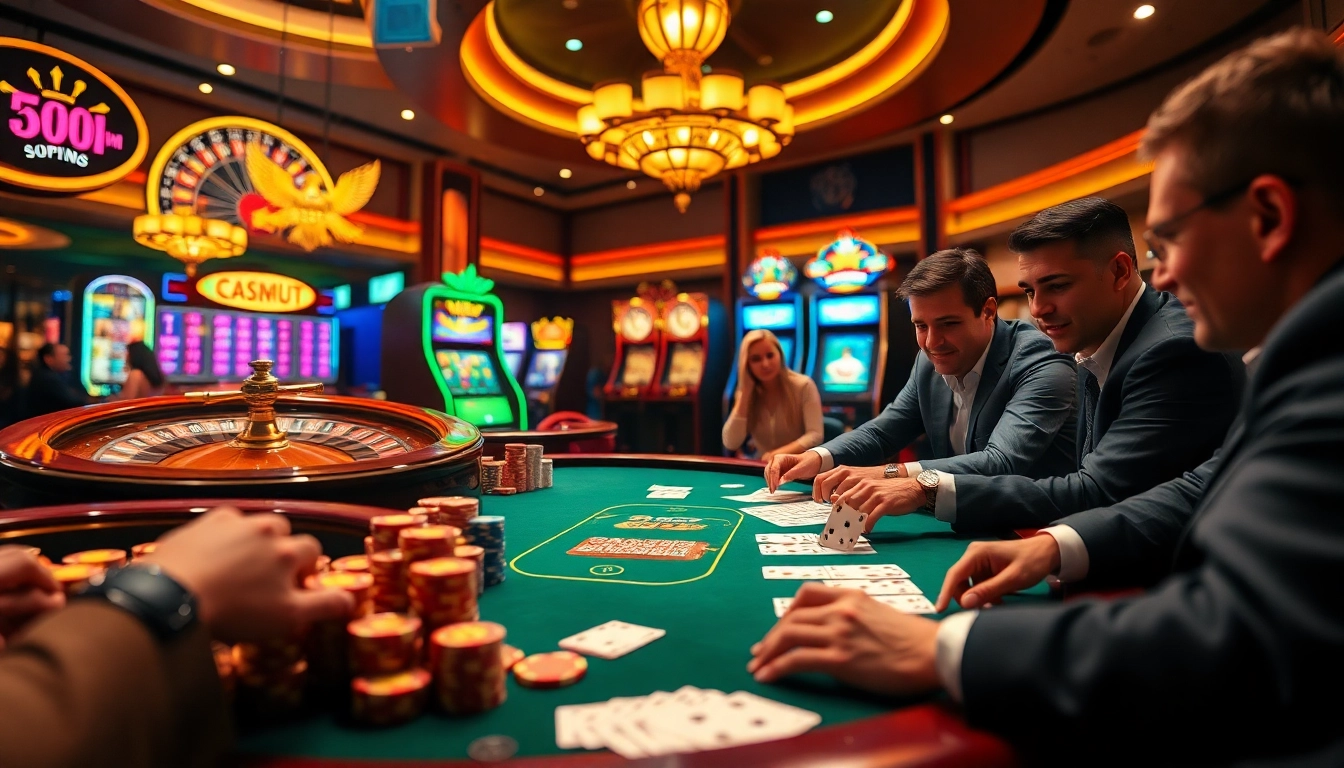 Experience the thrill of high-stakes gaming with 555win at a luxurious casino poker table.