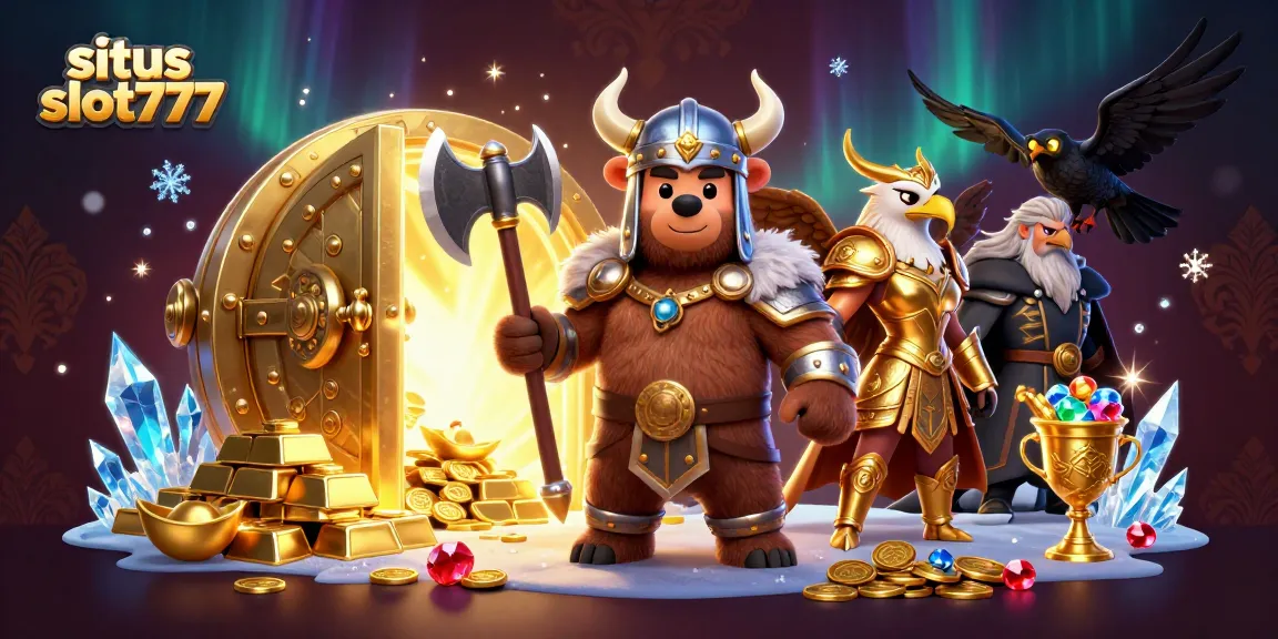 Spin the reels at situs slot777 for thrilling jackpots with mythical characters and treasure!